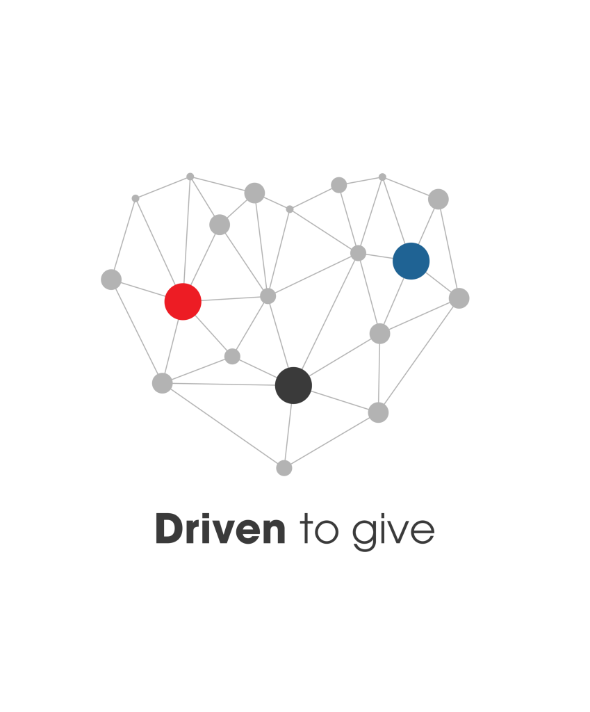 Driven to give logo