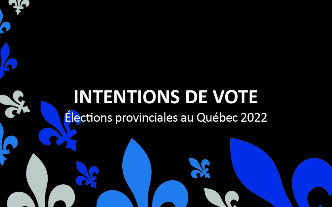 La politique au Québec – 11 mars 2022