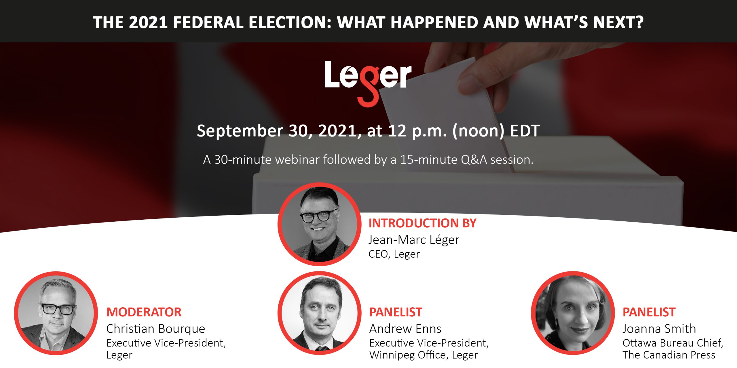 Webinar - The Federal Election: What Happened and What's Next?