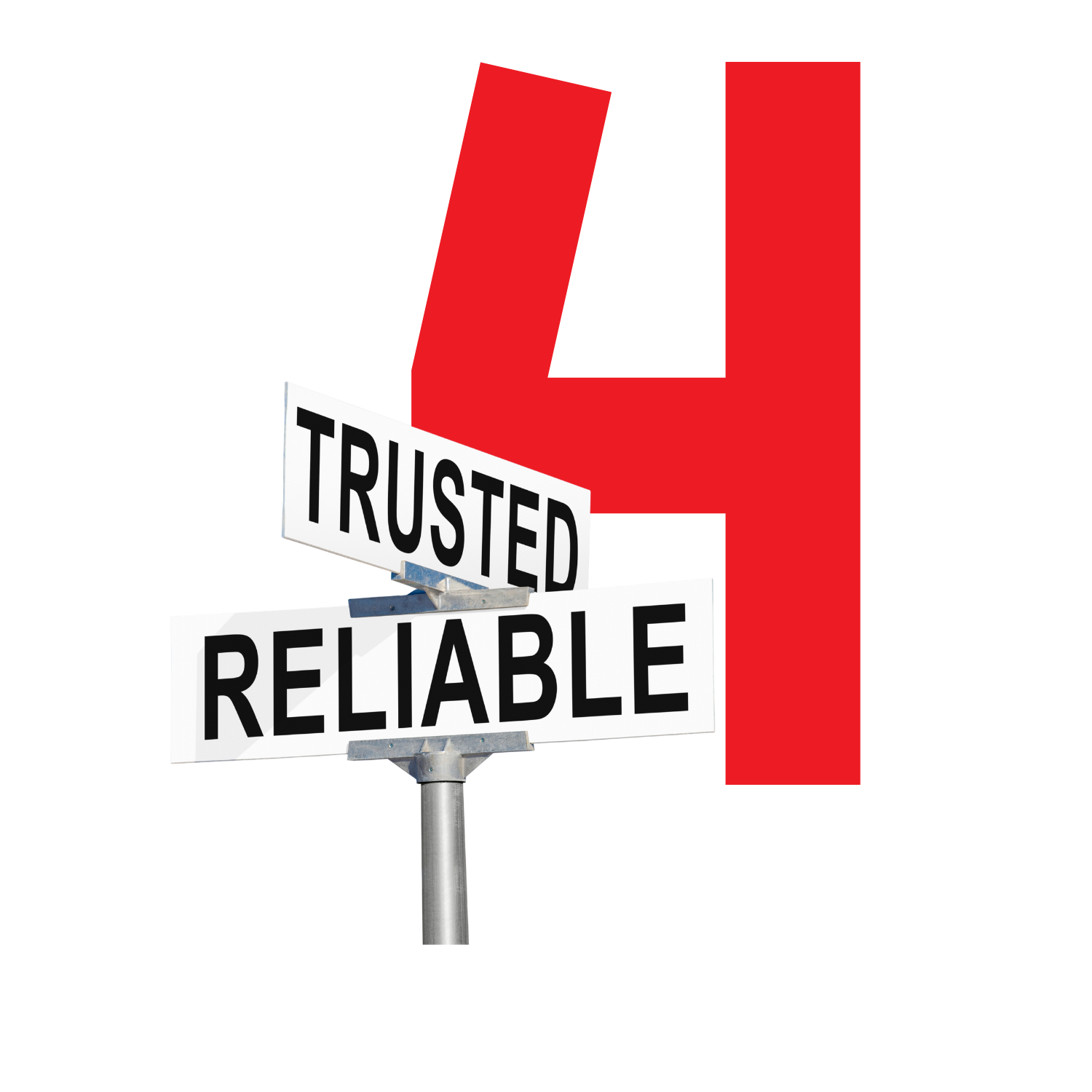number 4 with trusted and reliable