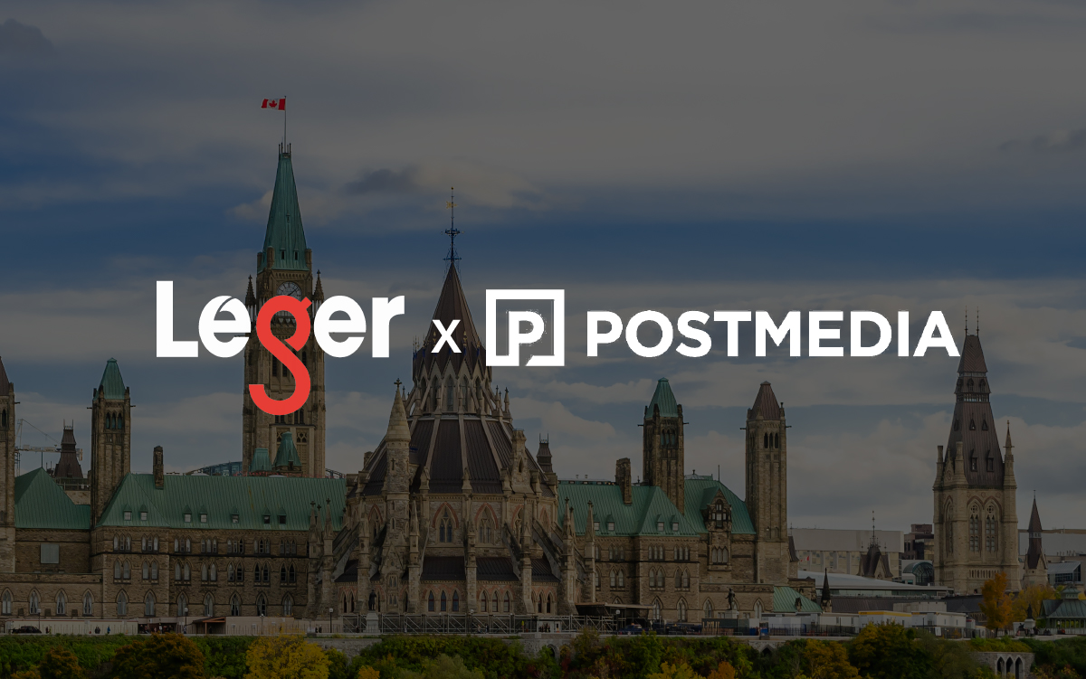 Federal - Leger Logo Federal Voting Intentions Canada: Liberals Hold the Lead